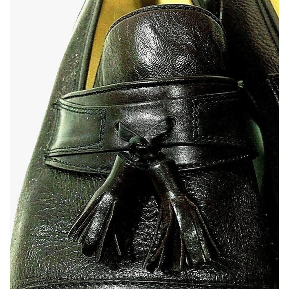 Vito Rufolo Shoes Tassel Loafer Cap Toe 10 Italy Leather Slip-On Burgundy main image 11